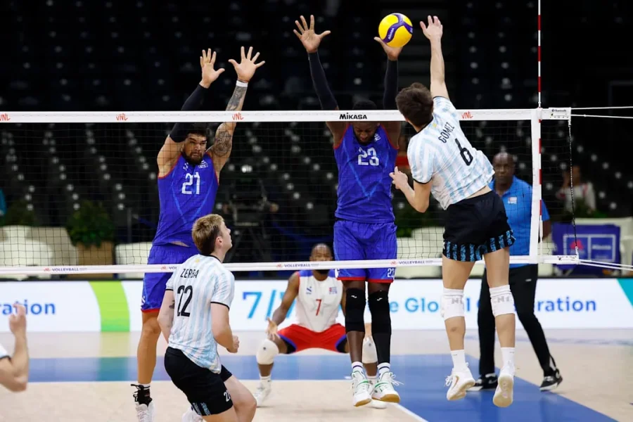 Argentina consigui&oacute; un triunfazo ante Cuba por la Liga de Naciones de Voley.