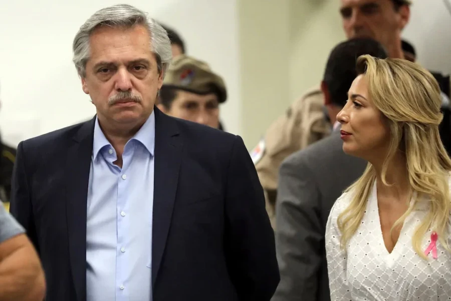 Fabiola Ya&ntilde;ez y Alberto Fern&aacute;ndez.