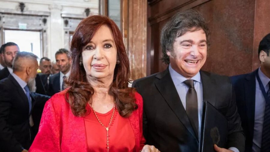 FUERTE CRUCE. La ex presidenta volvi&oacute; a criticar con dureza al actual mandatario nacional.
