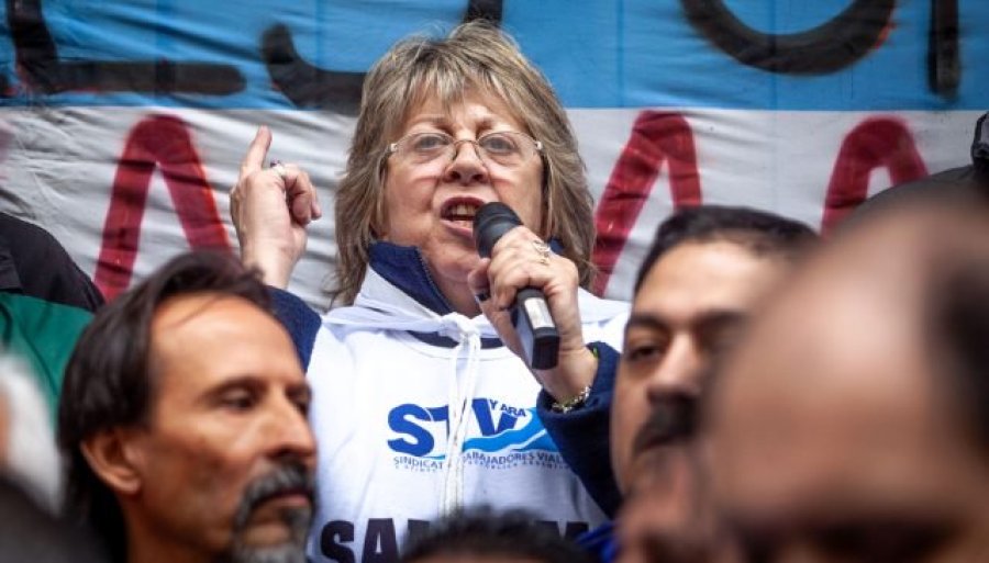 GRACIELA ALE&Ntilde;A. la secretaria general del Sindicato Trabajadores Viales y Afines (STVyARA) critic&oacute; con dureza a Milei por su decisi&oacute;n contra Vialidad.