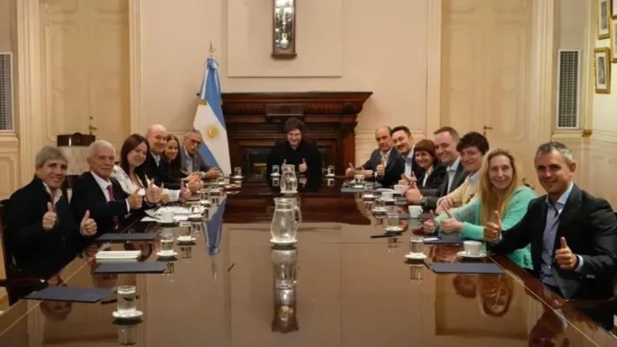 El mandatario lleg&oacute; a Casa Rosada antes de las 9.30.