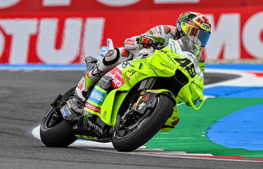 Fabio Di Giannantonio fue el mejor en la Pr&aacute;ctica con su Ducati.