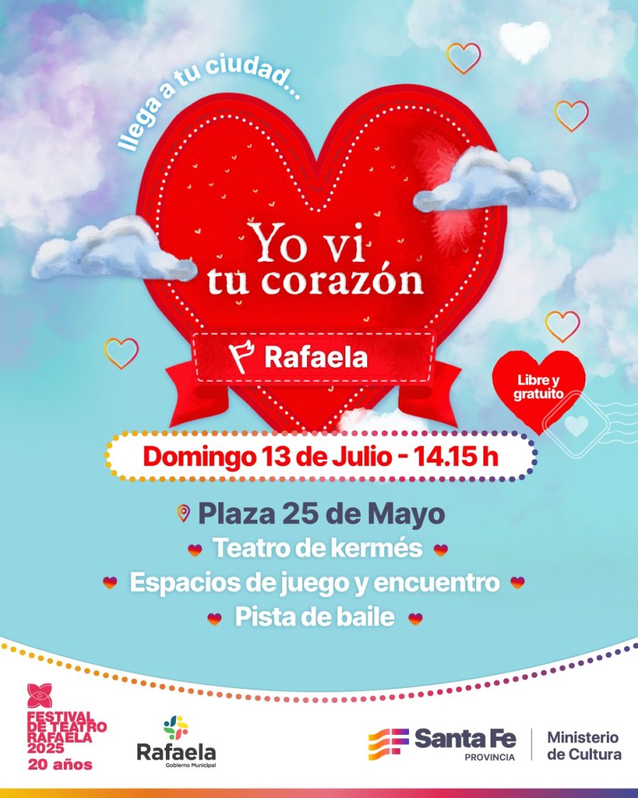 Yo vi tu coraz&oacute;n en el Festival de Teatro de Rafaela.