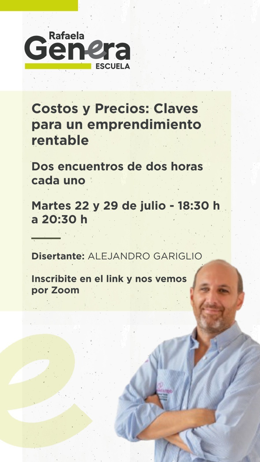 La actividad es gratuita, pero requiere inscripci&oacute;n previa.