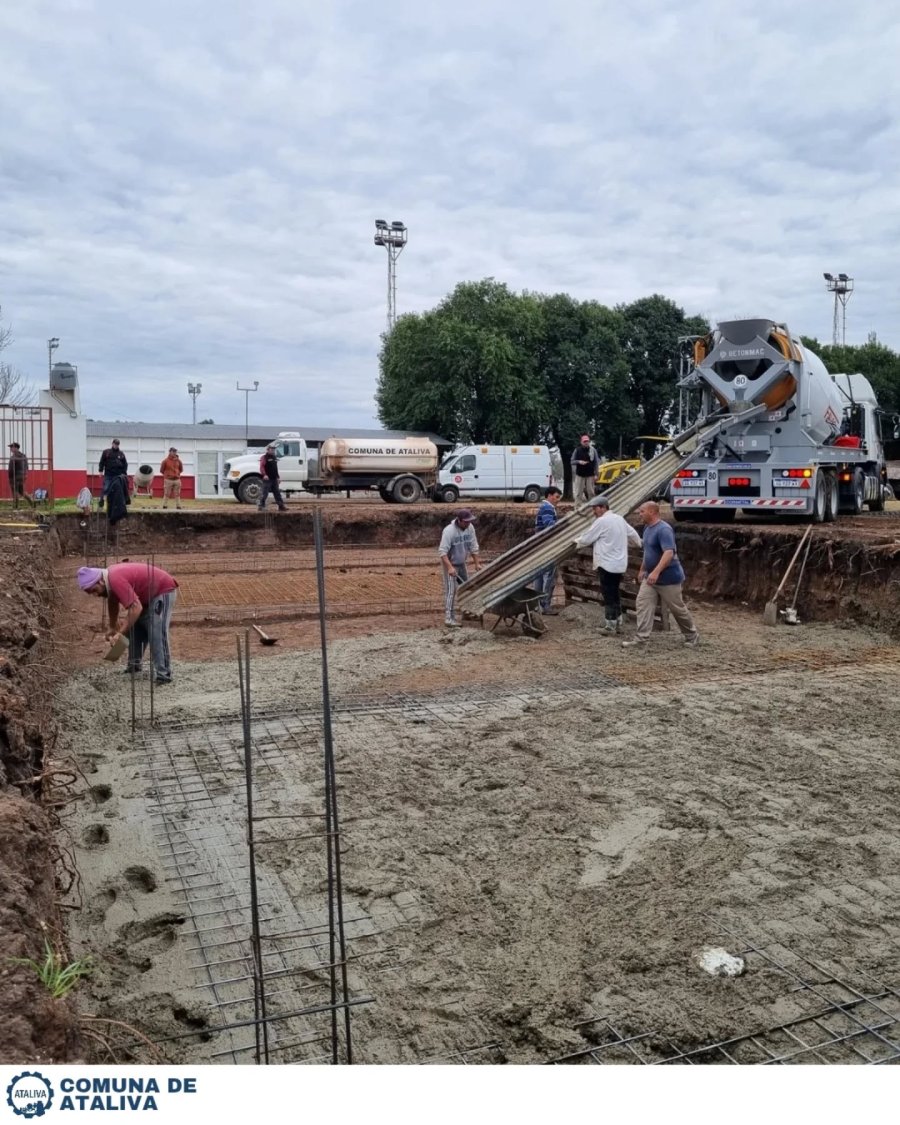 Avances de la obra en ejecuci&oacute;n.