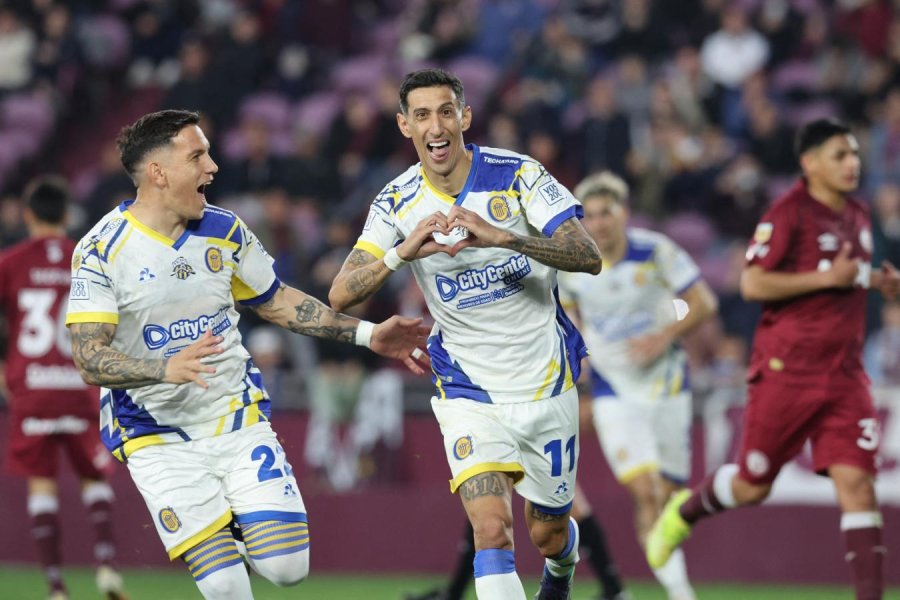 DI MAR&Iacute;A LE DIO EL TRIUNFO AL CANALLA ANTE LAN&Uacute;S