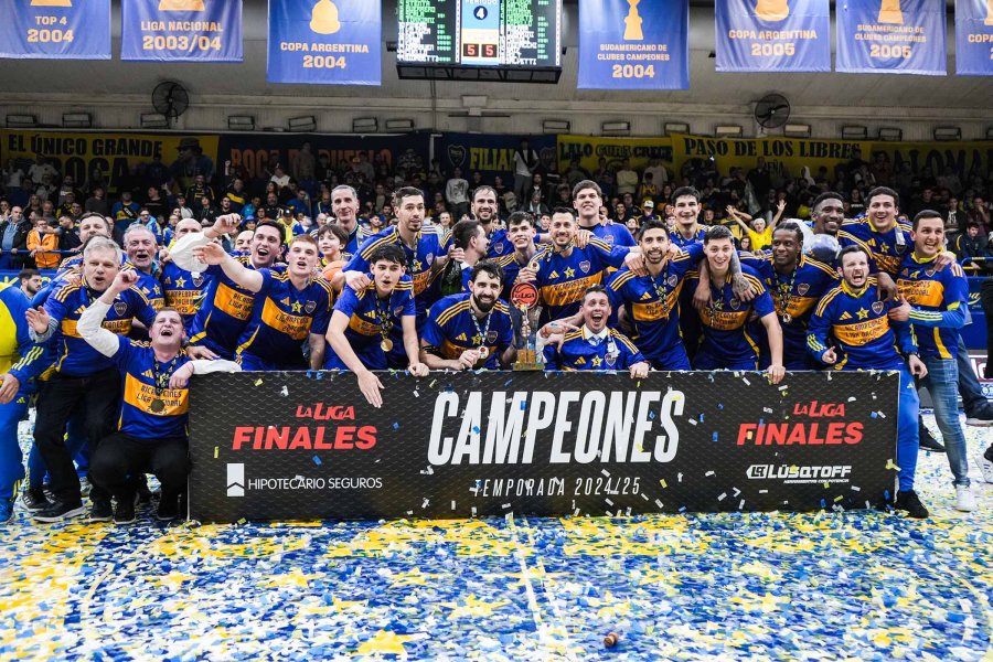EQUIPO GANADOR. Apost&oacute; fuerte otra vez y repiti&oacute; el t&iacute;tulo.