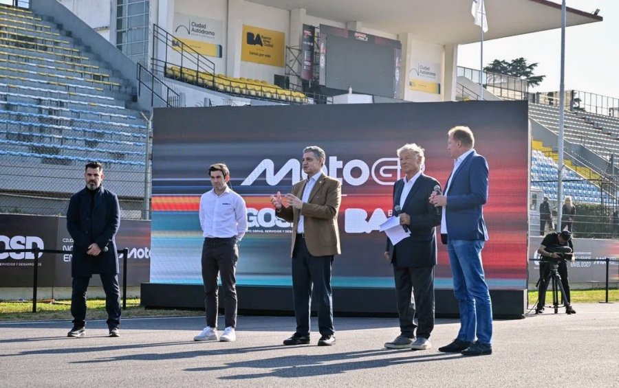 Jorge Macri encabez&oacute; la conferencia realizada en el aut&oacute;dromo de Buenos Aires.