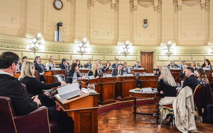 El primer encuentro de la ma&ntilde;ana fue con integrantes del Servicio P&uacute;blico Provincial de Defensa Penal.