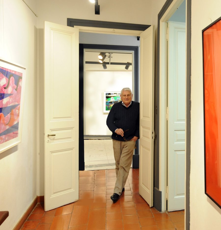HOMENAJE. Se ha optado, en general, por obras de peque&ntilde;o y mediano formato de todos sus artistas amigos.