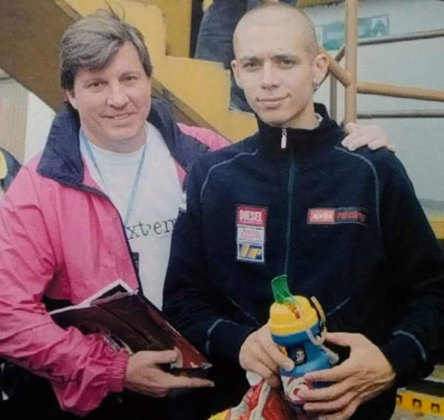 VALENTINO ROSSI. En 1999 con el enviado de LA OPINI&Oacute;N.