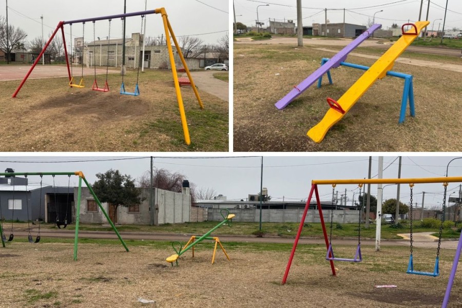 La Subsecretar&iacute;a de Servicios P&uacute;blicos y Ambiente llev&oacute; a cabo intervenciones en las plazas del barrio 42.
