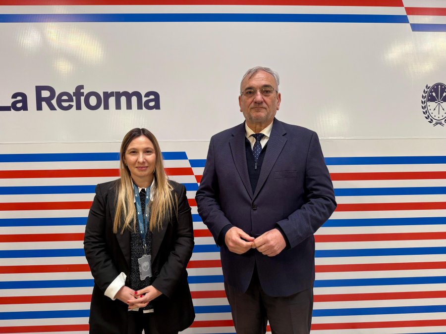 B&aacute;rbara Chivallero y Alcides Calvo durante el trabajo en la Convenci&oacute;n Constituyente en Santa Fe.