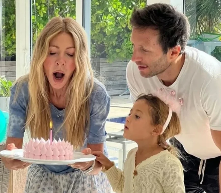 Cris Morena, Tom&aacute;s Yankelevich y Mila Yankelevich.