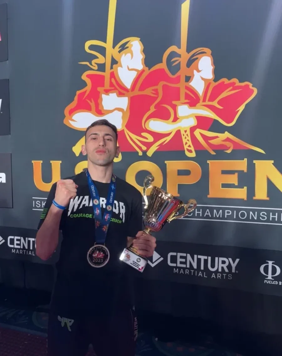 Tobias L&oacute;pez en el US Open.