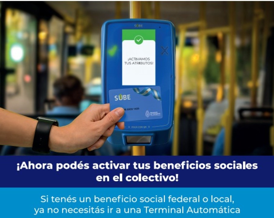 Con este desarrollo se habilita la posibilidad de concluir el tr&aacute;mite de registro de la tarjeta SUBE.