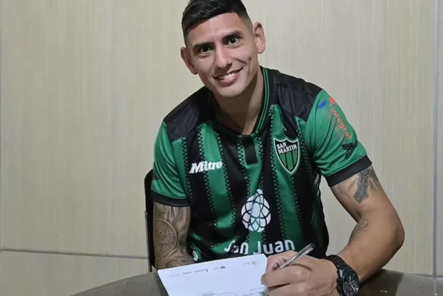 EN LIBERTAD. El jugador de San Mart&iacute;n.