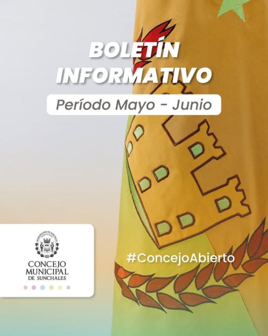 BOLET&Iacute;N. Presentaci&oacute;n del informe de los meses mayo y junio.