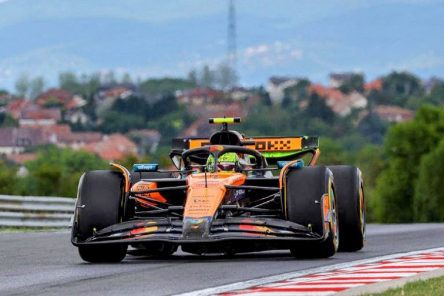 Lando Norris domin&oacute; las dos Pr&aacute;cticas Libres en Hungr&iacute;a.