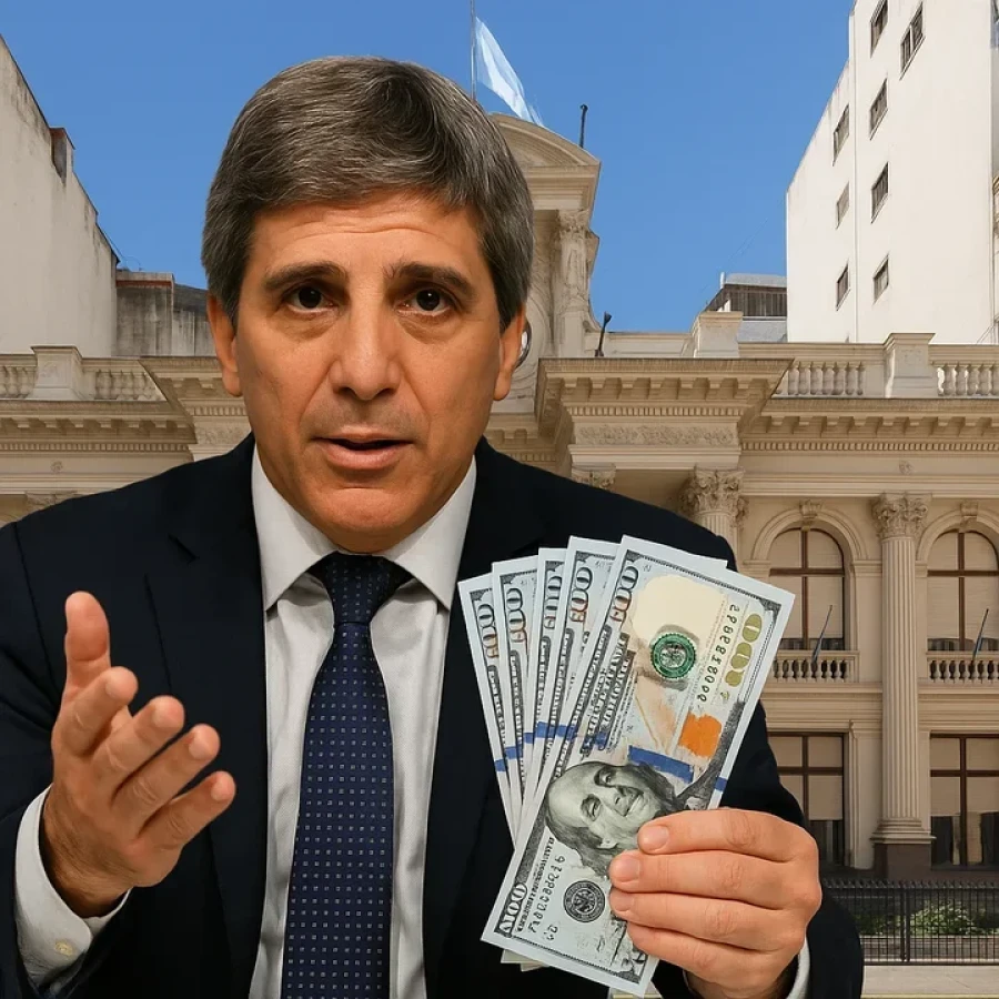 El ministro Luis Caputo no logr&oacute; frenar el alza del d&oacute;lar de las &uacute;ltimas semanas.
