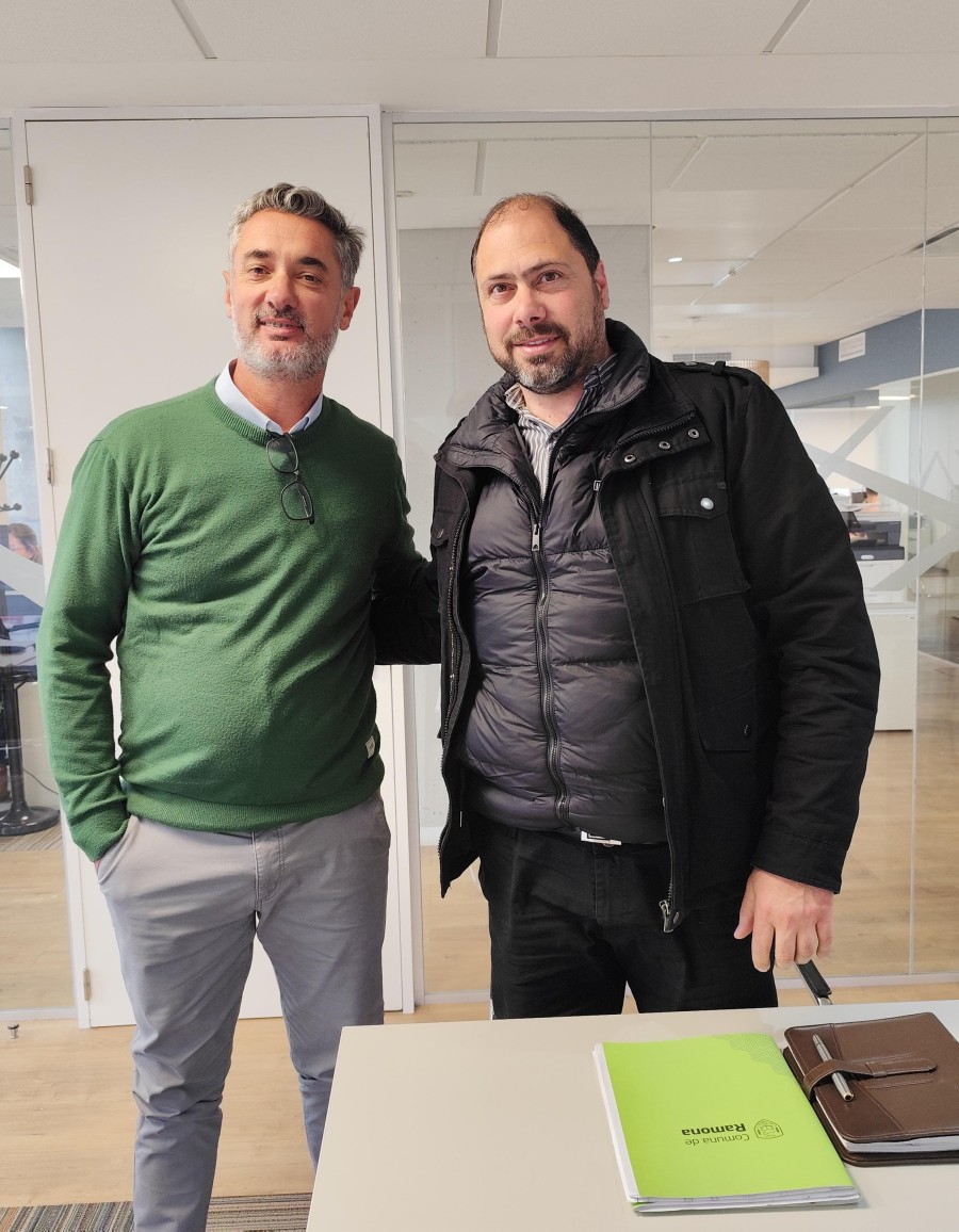 EN LA EPE. Angel Bonassi y Jos&eacute; Barbero.