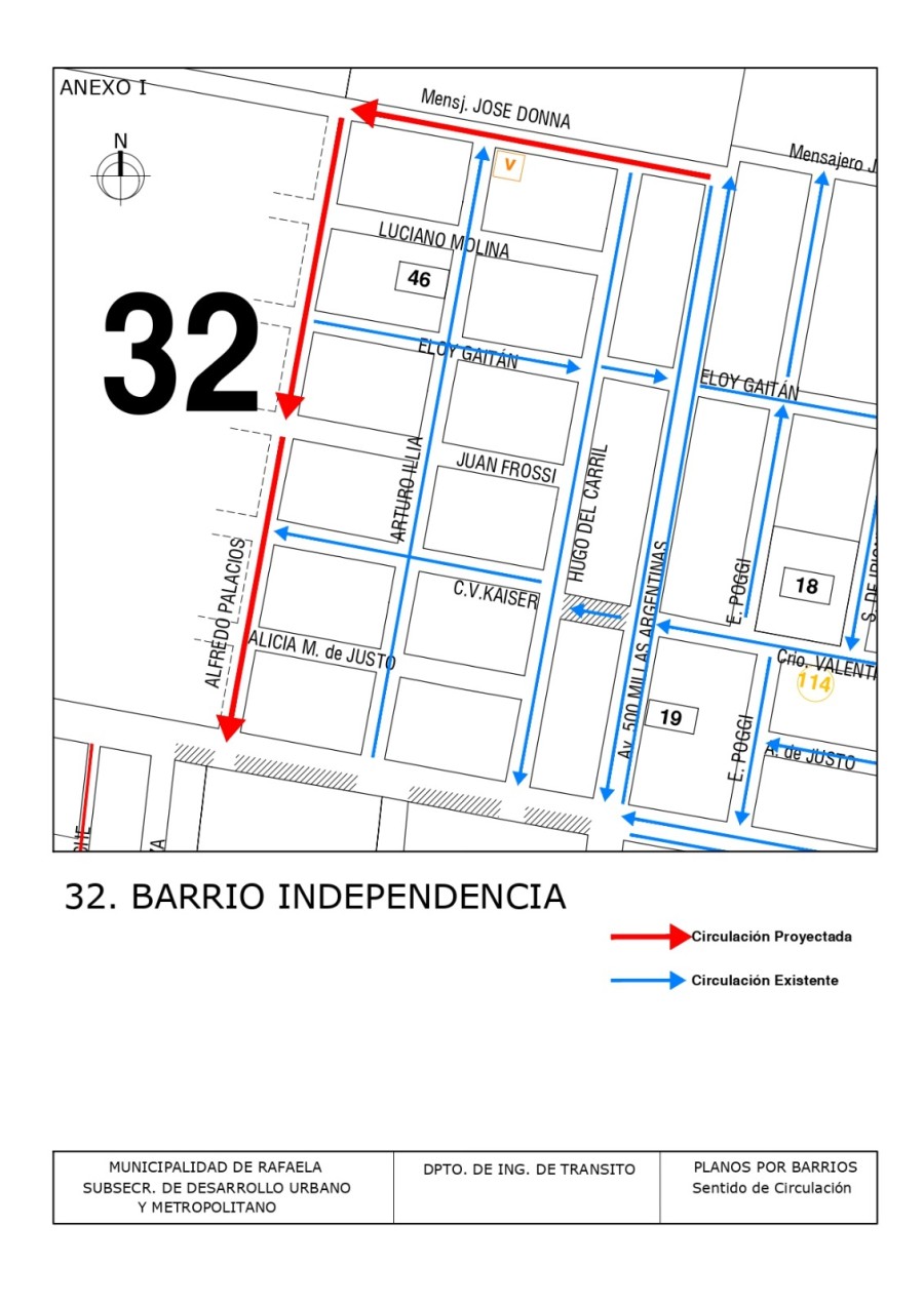 El cambio de sentido de calles se implementar&aacute; desde este mi&eacute;rcoles 13 de agosto.