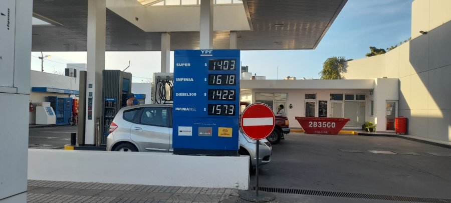 NUEVO AUMENTO DE COMBUSTIBLES EN RAFAELA. YPF aplic&oacute; su tercera suba en lo que va del mes de agosto.