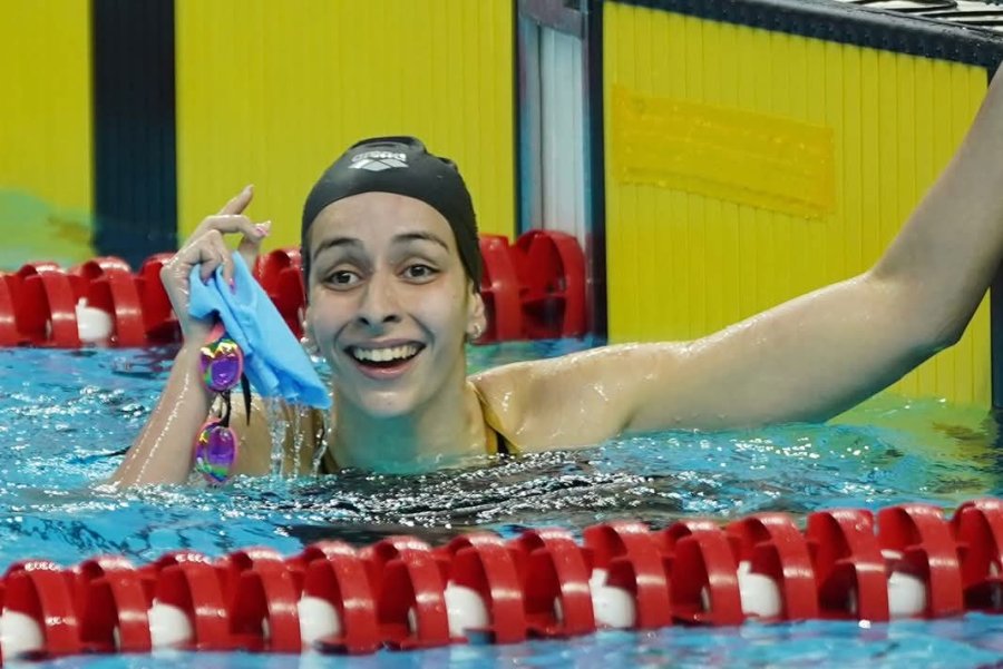 GRAN INICIO. En nataci&oacute;n, Argentina brilla.
