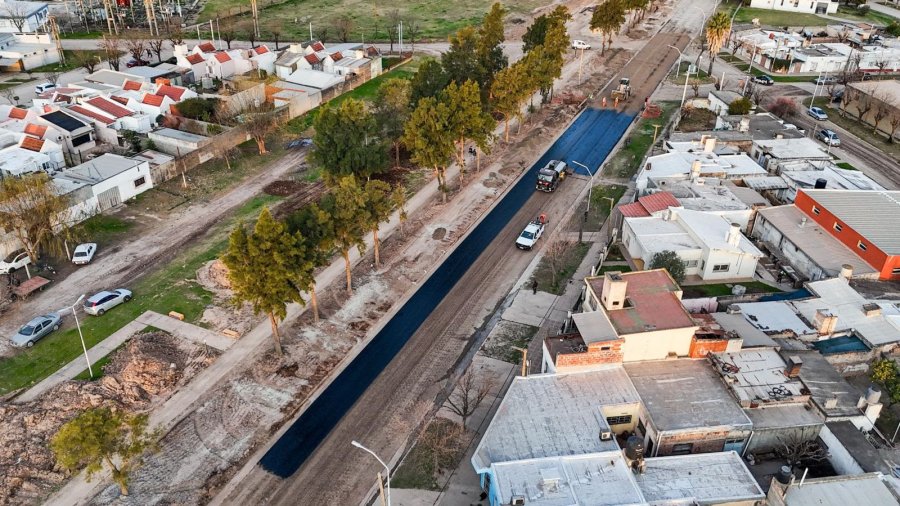 VISTA PANOR&Aacute;MICA. Sector donde se ejecuta la obra.