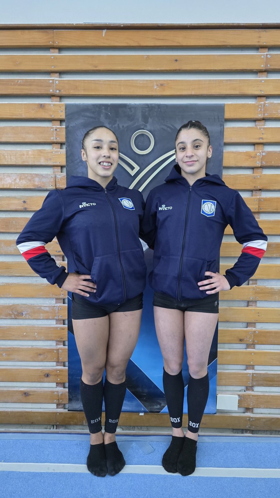 INTERNACIONALES. Luc&iacute;a Gonz&aacute;lez y Emilia Acosta.