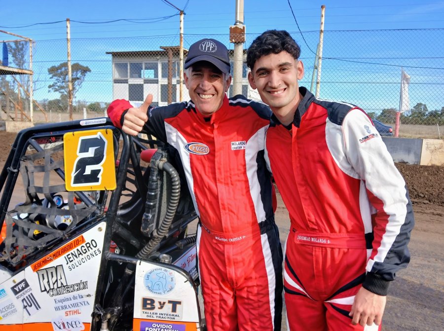 Cristian y Jerem&iacute;as Molardo, una de las duplas de la Carrera de Invitados.