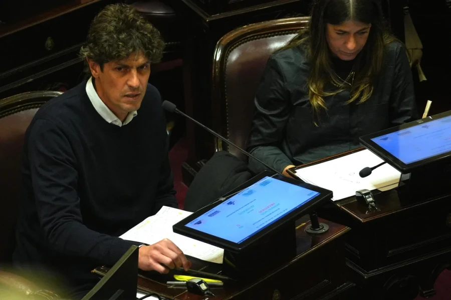 El senador Mart&iacute;n Lousteau.