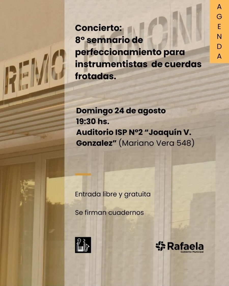 8&ordm; Seminario de Perfeccionamiento para Instrumentistas de Cuerdas Frotadas.