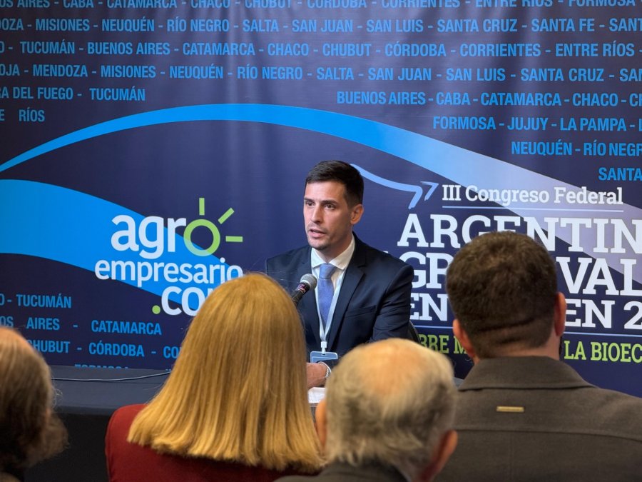 Viotti en el III Congreso Federal &ldquo;Argentina Agrega Valor en Origen / Cumbre Mundial de la Bioeconom&iacute;a&rdquo;.