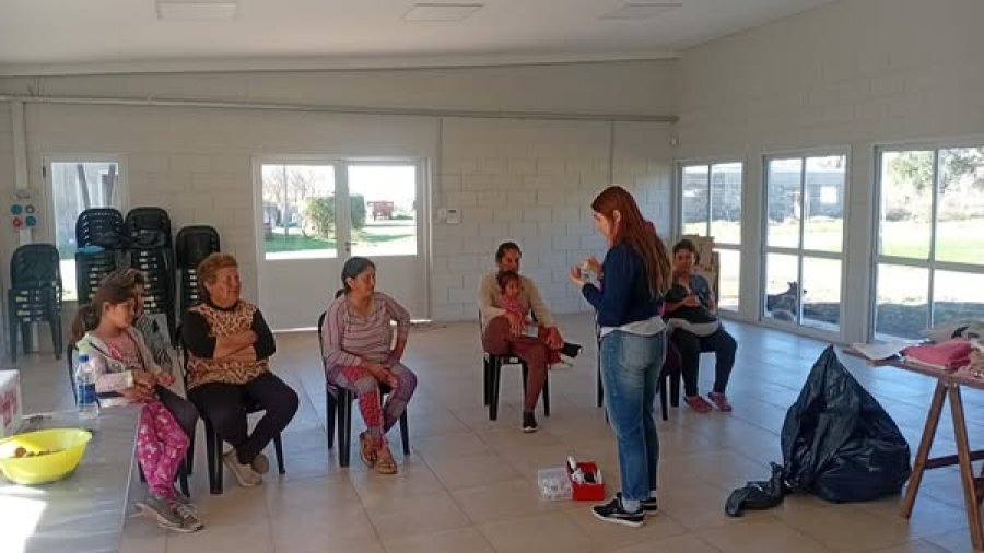 Cecilia Ambrosino durante su exposici&oacute;n.