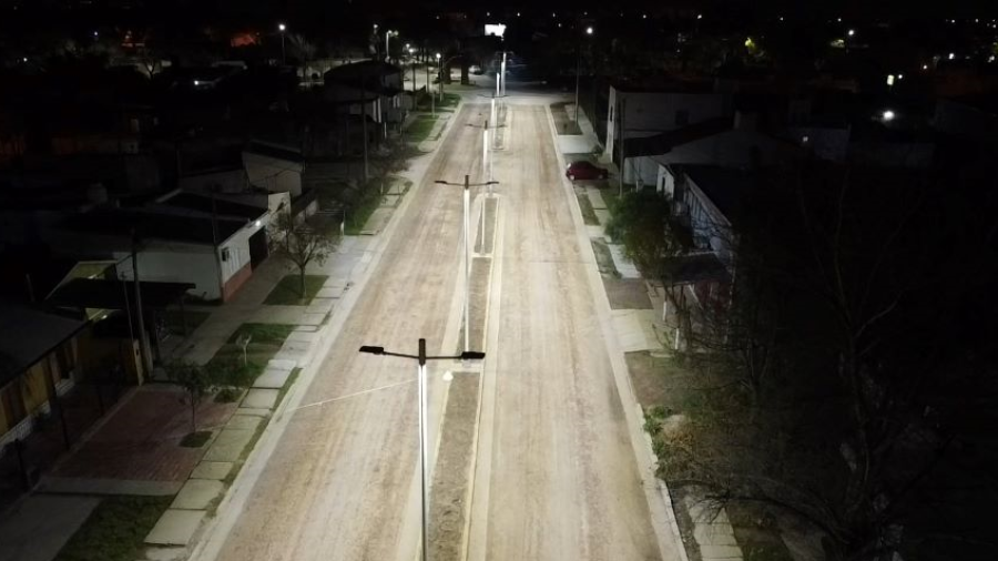 Vista a&eacute;rea de la Av. Sarmiento.