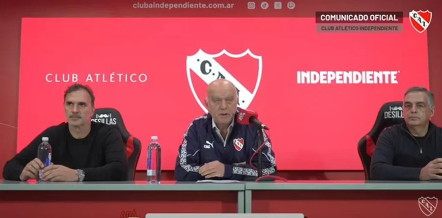 DESCARGO. El presidente del Rojo conf&iacute;a en un fallo favorable de Conmebol.