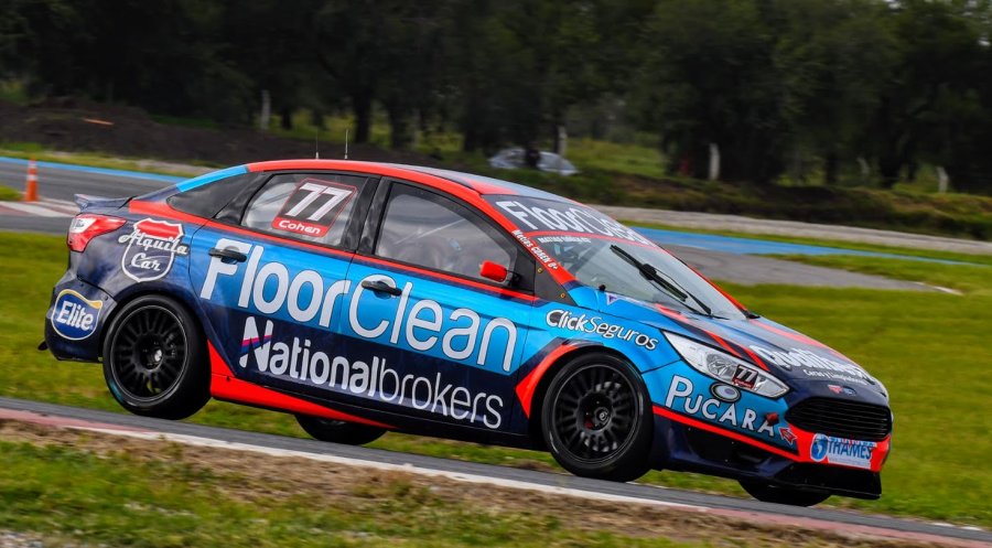 MART&Iacute;N BASSO. Fue invitado por Mat&iacute;as Cohen para correr un Ford Focus en la Clase 3.
