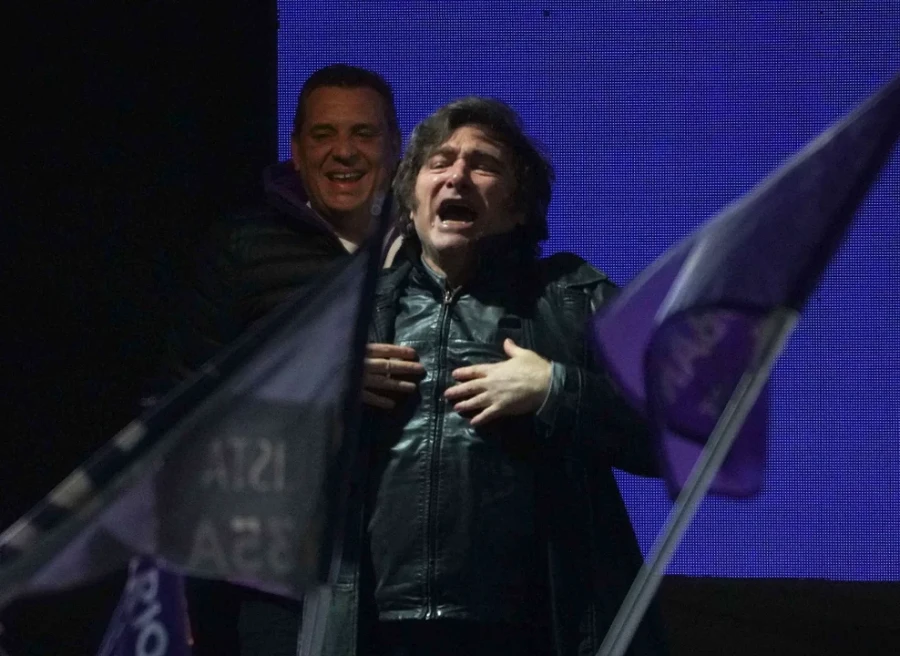 Javier Milei en Moreno.