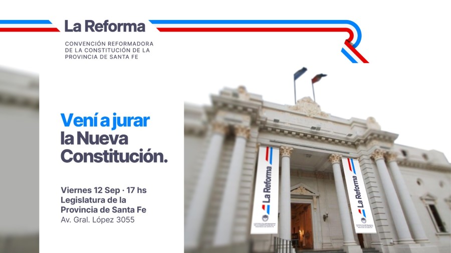 El acto de jura representa el cierre institucional de la Convenci&oacute;n.