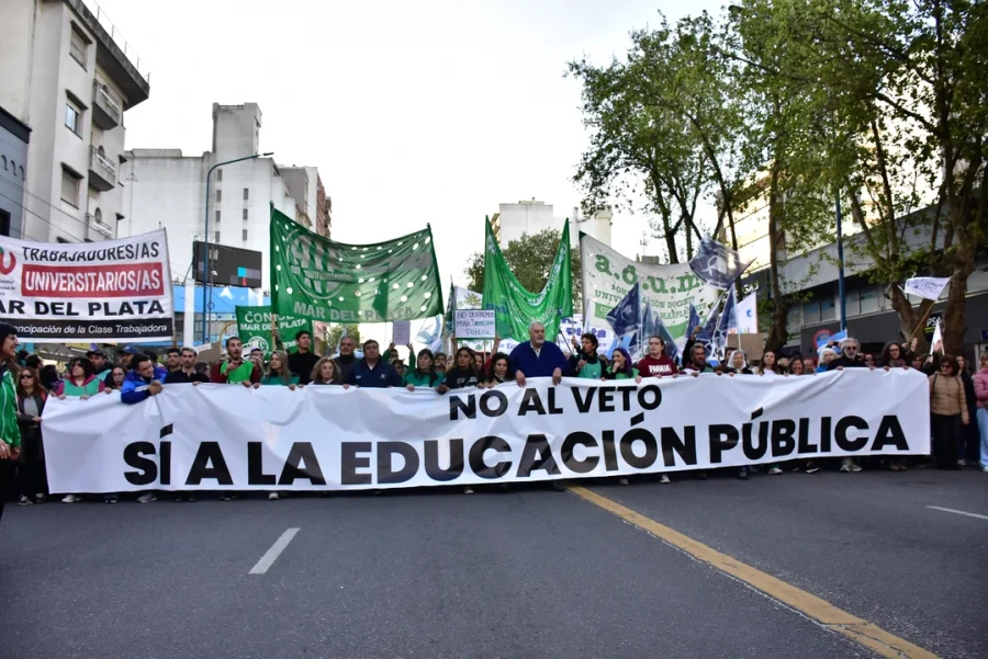 La tercera Marcha Federal Universitaria ser&aacute; ma&ntilde;ana, en contra del veto a la Ley de Financiamiento.