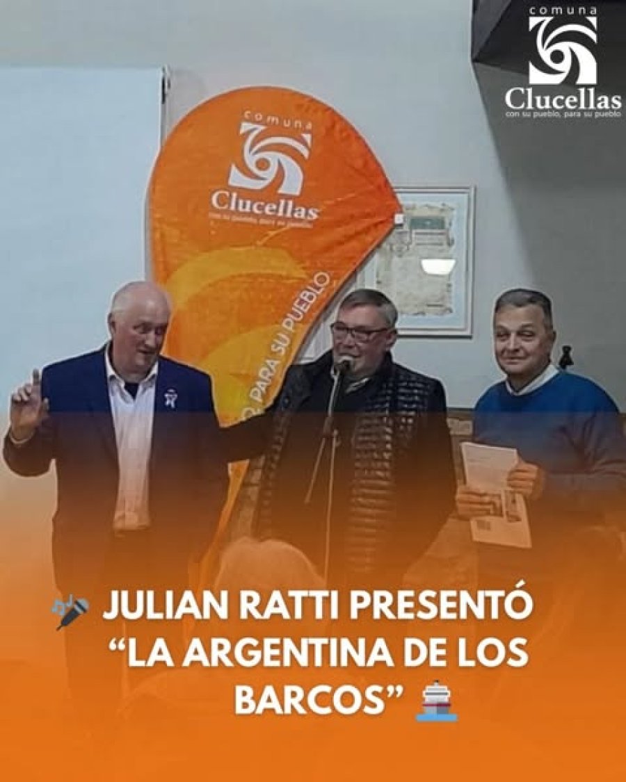 Juli&aacute;n Ratti, Gabriel Bono y Sergio Grazioli.