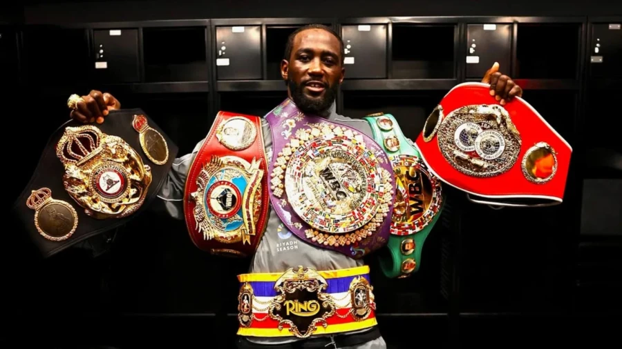 TODOS SUYOS. Los t&iacute;tulos que ostenta Crawford.