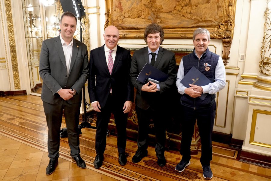 LARGO DISCURSO. Javier Milei presentar&aacute; el Presupuesto 2026 por cadena nacional esta noche a las 21:00.