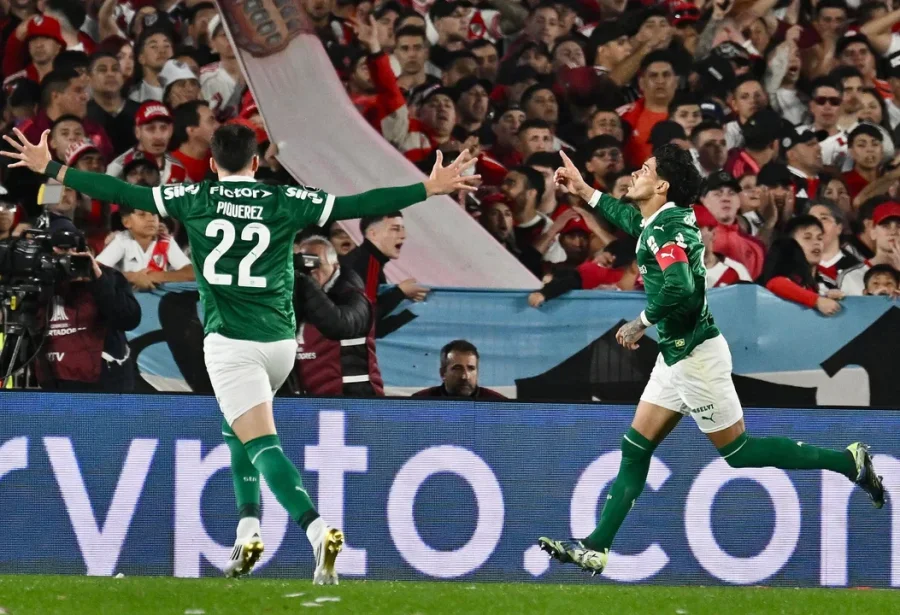 PALMEIRAS SUPER&Oacute; A RIVER EN EL JUEGO DE IDA