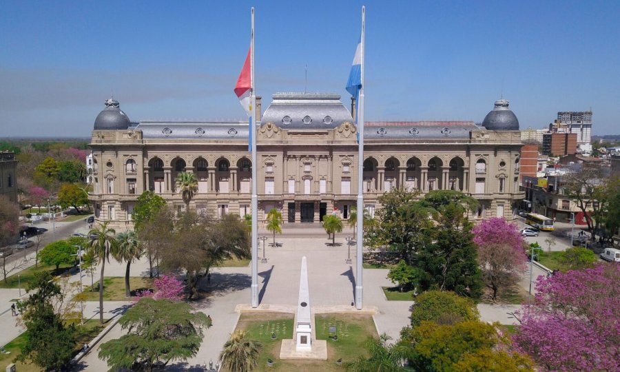 La Casa de Gobierno santafesina.