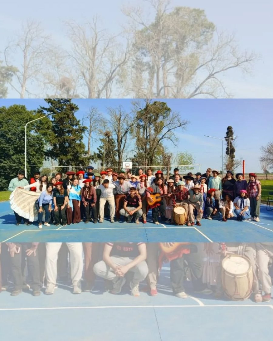 Los j&oacute;venes que participaron de la celebraci&oacute;n.