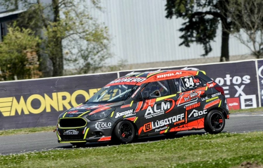 Fabi&aacute;n Mainero qued&oacute; provisoriamente 24&deg; con el Ford Ka.
