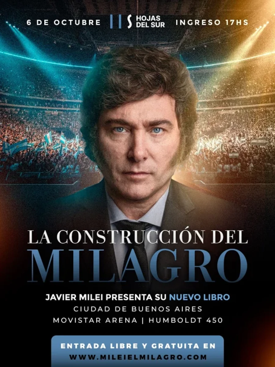 Presentaci&oacute;n de su nuevo libro "La construcci&oacute;n del milagro&rdquo; .