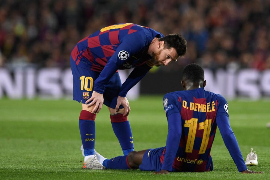 DEMBELE. / "APREND&Iacute; EN BARCELONA DE GRANDES JUGADORES COMO MESSI E INIESTA"